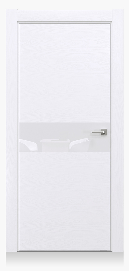 Межкомнатная дверь X-LINE ДО-1 белая эмаль фото